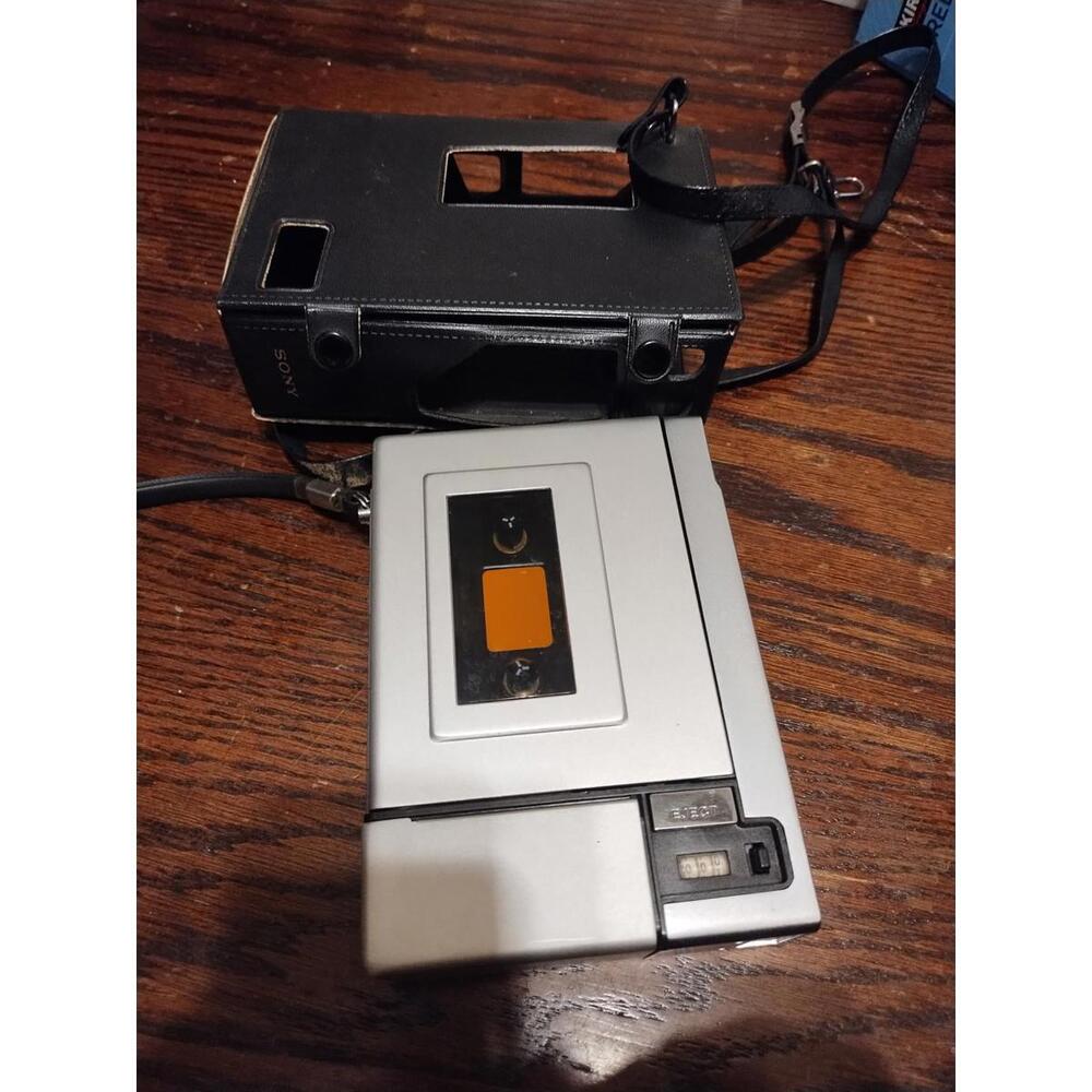 Vintage Sony TC 55 Tape Portable‎ Metal Cassette Recorder For Repair READ AS IS